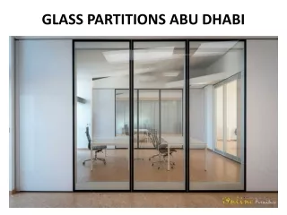 glass partitions abu dhabi