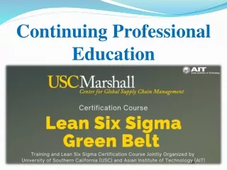 continuing professional education
