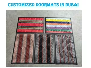 customized doormats in dubai