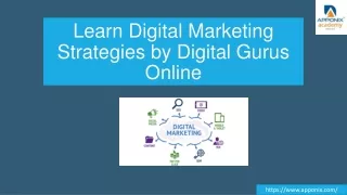 Learn Digital Marketing Strategies by Digital Gurus Online