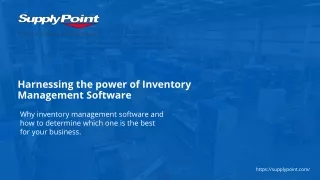 harnessing the power of inventory management software
