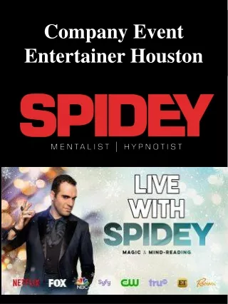 company event entertainer houston
