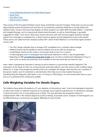 Imaging Scans To Check For Kidney Cancer