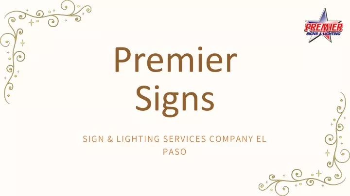 premier signs