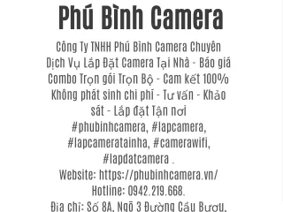 ph b nh camera c ng ty tnhh ph b nh camera chuy