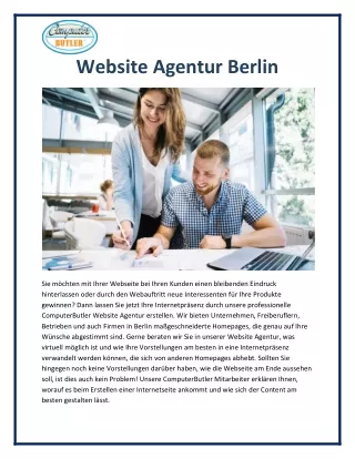 website agentur berlin