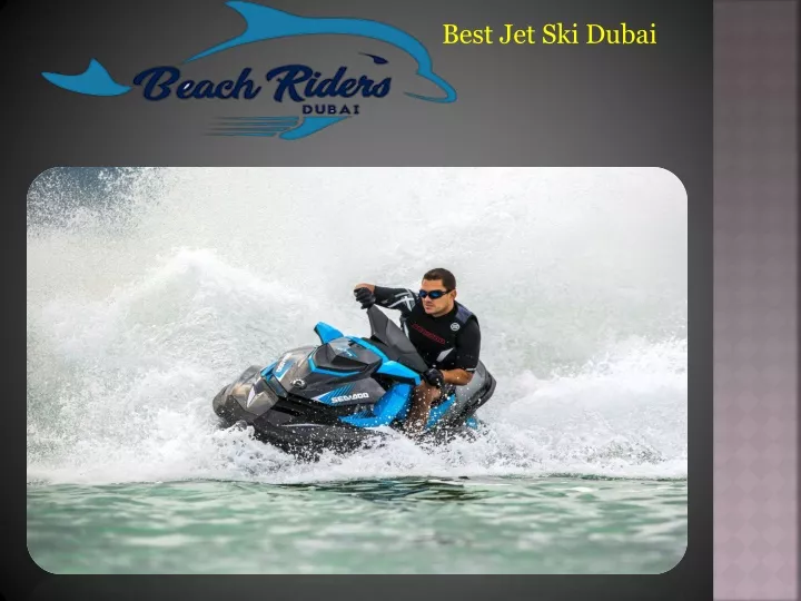 best jet ski dubai