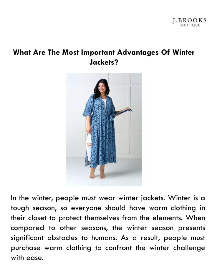 what are the most important advantages of winter