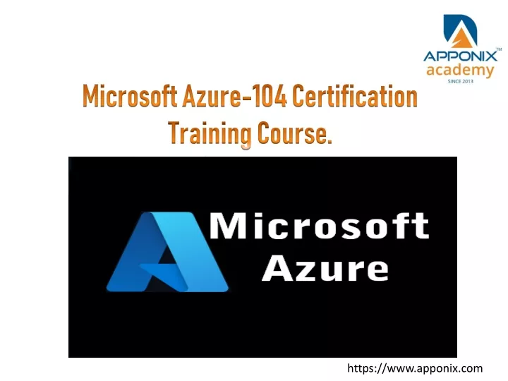microsoft azure 104 certification training course