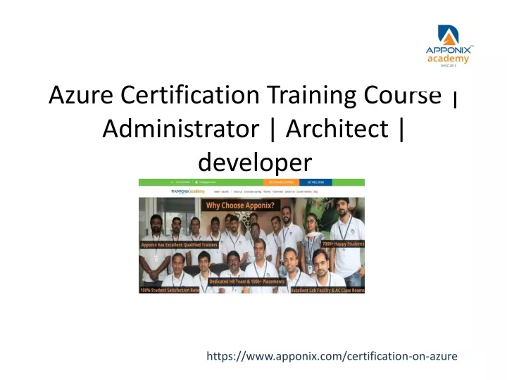 azure certification training course administrator