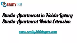 Studio Apartments in Noida-Luxury Studio Apartment Noida Extension