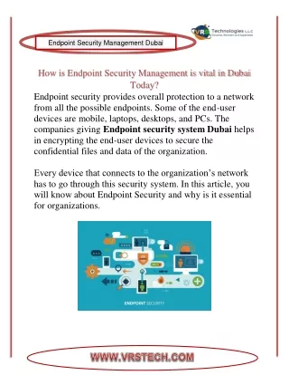 endpoint security management dubai