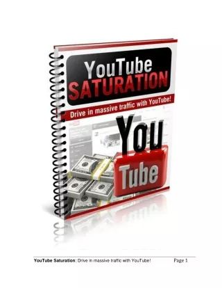 YouTube Saturation