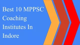 Sharma Academy | MPPSC Coaching In Indore