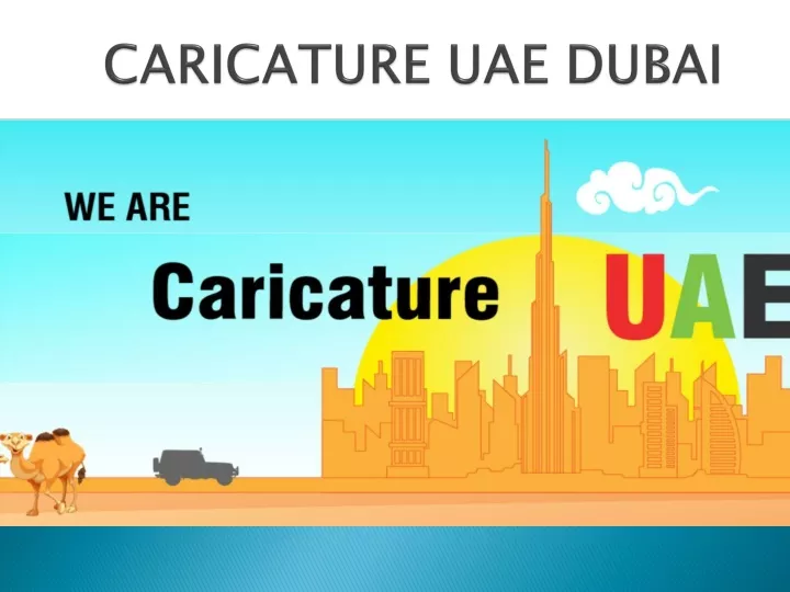 caricature uae dubai