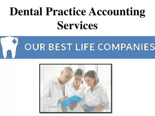 Dental Practice Accounting Services
