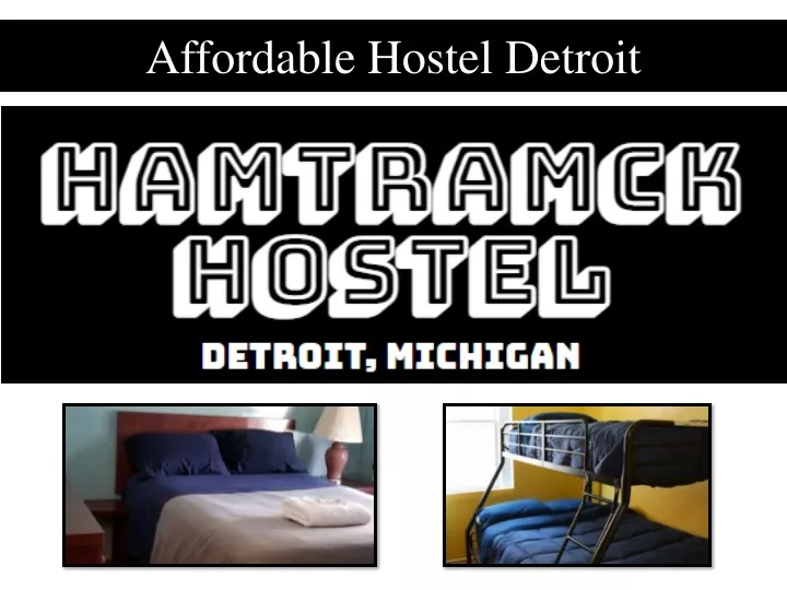 affordable hostel detroit