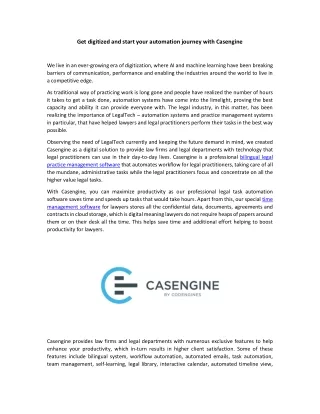 Bilingual Legal  Practice Management Software | Casengine App
