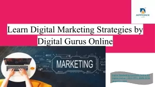 Learn Digital Marketing