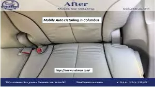 Mobile Auto Detailing in Columbus | sudsmen.com