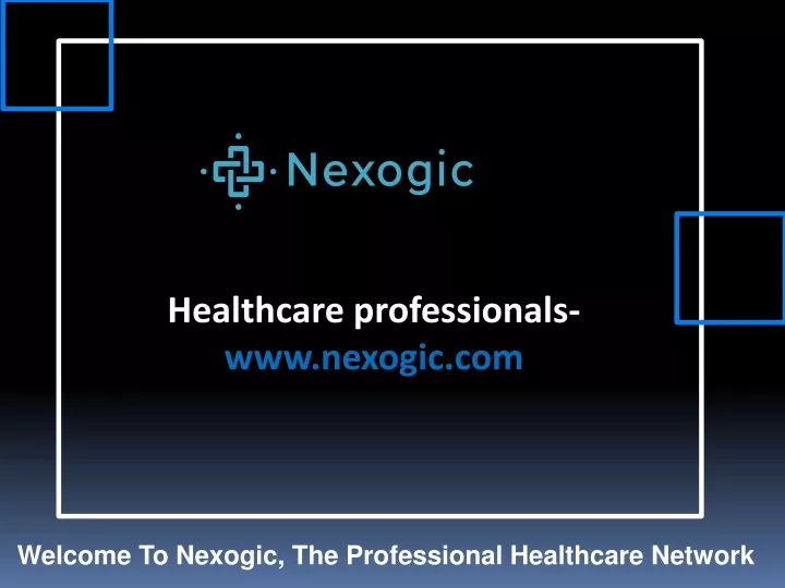 healthcare professionals www nexogic com