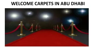 welcome carpets in abu dhabi