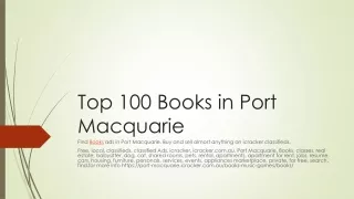 Top 100 Books in Port Macquarie