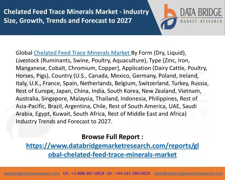chelated feed trace minerals market industry size