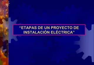 etapas de un proyecto de instalaci n el ctrica