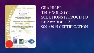 Graphler ISO 9001- 2015 CERTIFICATION