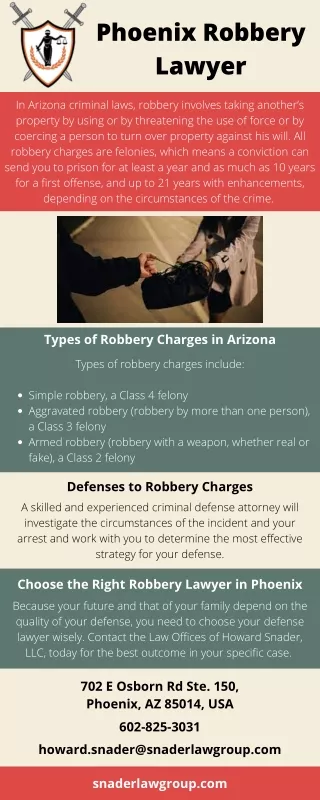 phoenix robbery lawyer