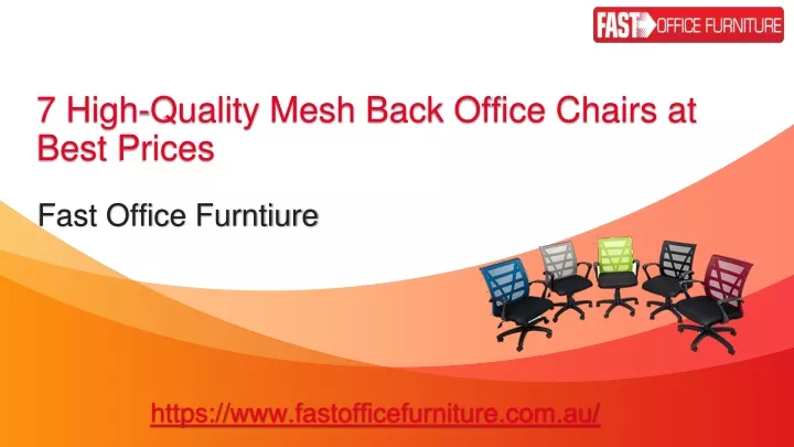 7 high quality mesh back office chairs at best