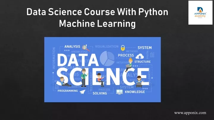 data science course with python machine learning