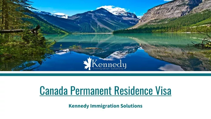canada permanent residence visa