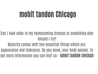 Mohit tandon Chicago & mohit tandon human trafficking