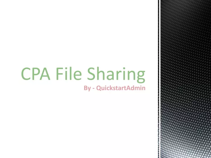cpa file sharing