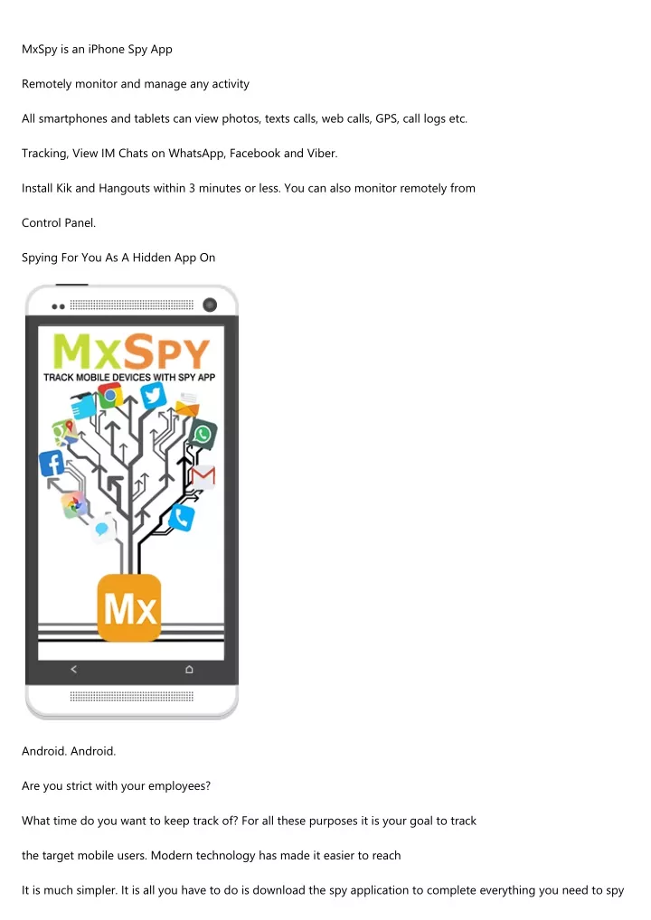 mxspy is an iphone spy app