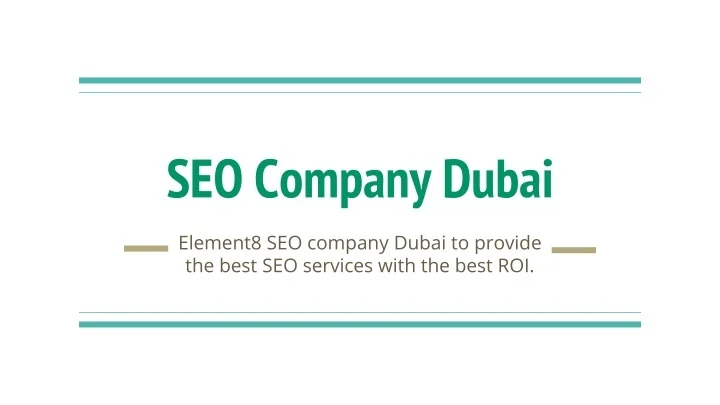 PPT - SEO Company Dubai PowerPoint Presentation, free download - ID ...
