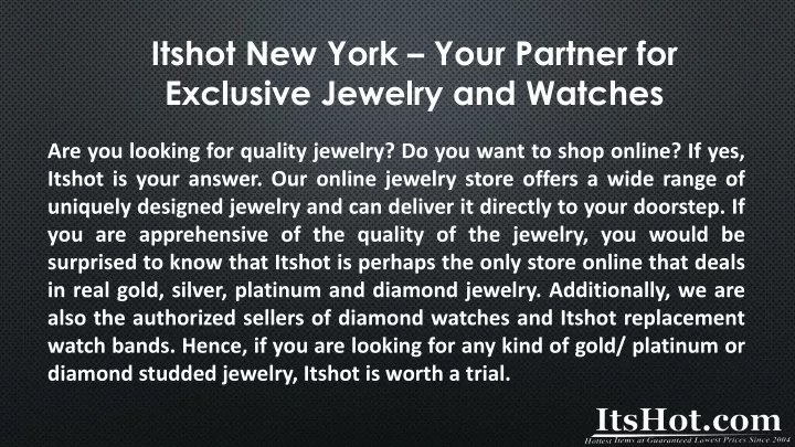 itshot new york your partner for exclusive