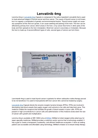 lenvatinib 4mg
