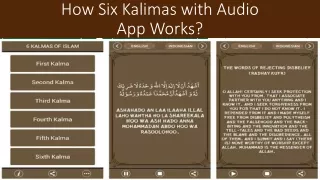 how six kalimas with audio app works
