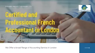 Certified and Professional French Accountant in London