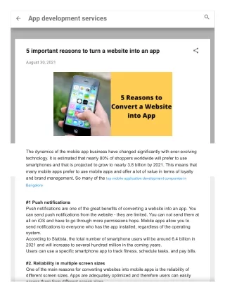 app development services