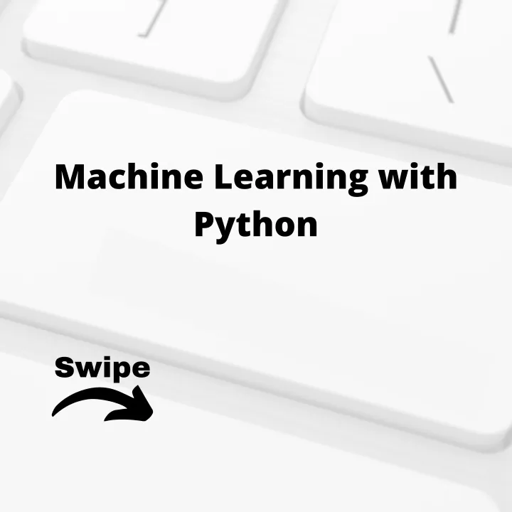 machine learning with python