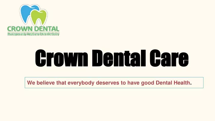 crown dental care