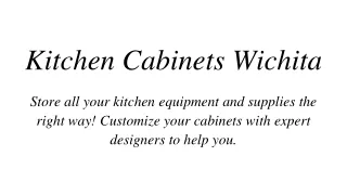 Kitchen Cabinets Wichita