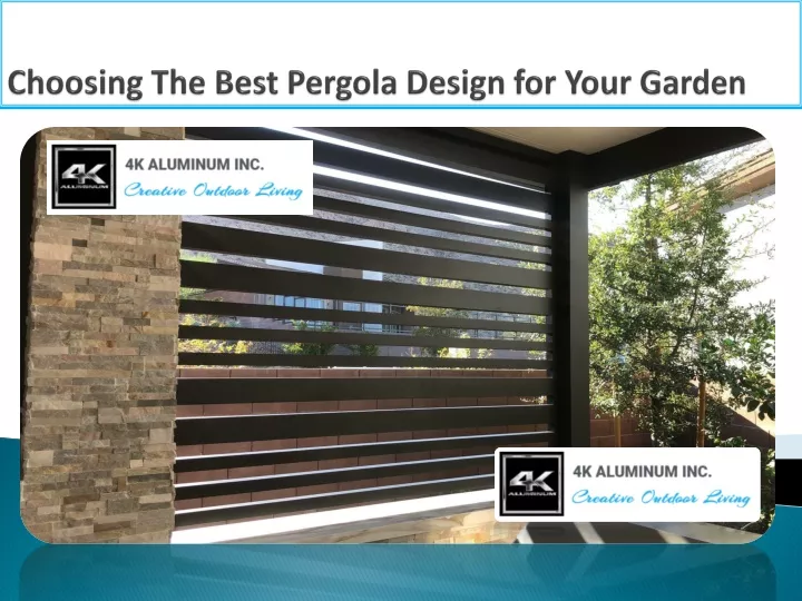 choosing the best pergola design for your garden