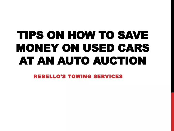 tips on how to save tips on how to save money