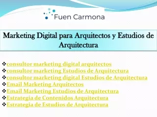 consultor marketing digital arquitectos