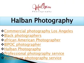Commercial photography Los Angeles